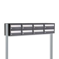 Allux Hive Set 4-Breed, 2-Hoog Met Dak Op Statief Zwart - 40030070_4x2ds - thumbnail