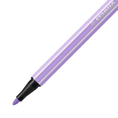 STABILO Pen 68, premium viltstift, licht lila, per stuk