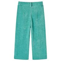 Kinderbroek 104 ribfluweel mintgroen - thumbnail