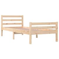 Bedframe massief hout 90x200 cm - thumbnail