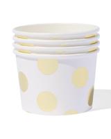 HEMA Bakjes Gouden Stip 4 Stuks bij Jumbo - thumbnail