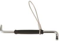 Bahco Haakse schroevendraaier | met veiligheidsring | voor gleufschroeven | 4 mm x 100 mm - TAH2047-0.8-4 - thumbnail