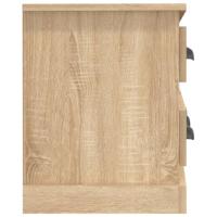 Tv-meubel 100x35,5x45 cm bewerkt hout sonoma eikenkleurig - thumbnail
