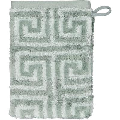 Cawö Cawo Noblesse Elegance Allover print Washandje 16/22 nordic green