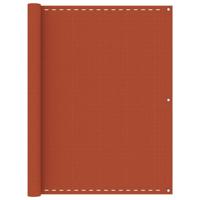 VidaXL Balkonscherm 120x400 cm hdpe oranje - thumbnail