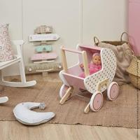 Houten Poppenwagen - Candy Chic - thumbnail