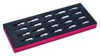 Bahco Foaminlay Fit&Go 1/3 met schroevendraaierdopsleutels 1/2" - 20-delig - FF1E2209 - thumbnail