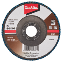 Makita Accessoires Lamellenschuurschijf 125mm Z80 - D-63806 D-63806 - thumbnail