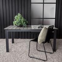 Nohr Uitschuifbare Tuintafel 'Ethen' 160/240 x 100cm, kleur Zwart - thumbnail