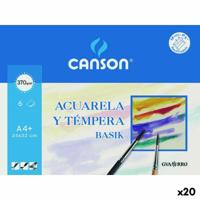 Aquarelpapier Canson Basik 6 Vellen (20 Stuks) - thumbnail