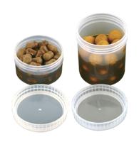 Fox Bait Tubs Half Size Clear 6st. - thumbnail