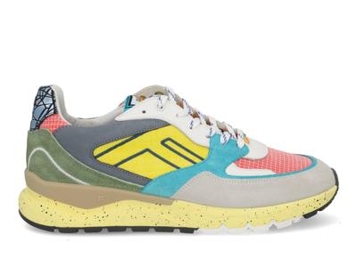 Floris van Bommel De Treener 06.03 yellow multi geel maat 42.5