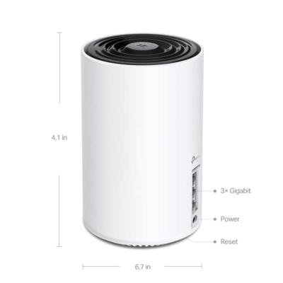 TP-Link Deco XE75 Mesh Wifi 6E (2-pack) Mesh router Wit - thumbnail
