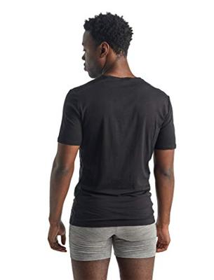 Icebreaker Merino 150 Anatomica SS V Thermoshirt Heren Black M