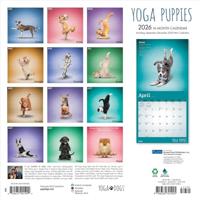 Yoga Puppies Kalender 2026 - thumbnail