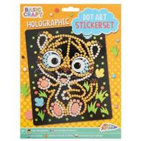 Grafix Holographic Dot Art Stickerset Assorti - thumbnail