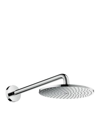 Hansgrohe Raindance select p 1jet powderrain hoofddouche met douchearm chroom 27607000 Hansgrohe Raindance select p 1jet powderrain hoofddouche met douchearm chroom 27607000
