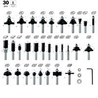 Bosch Accessoires 30-delige gemengde freesset - schachtdiameter 8 mm - 2607017475 - thumbnail