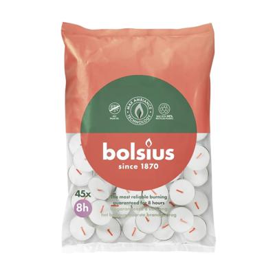 Bolsius Theelicht Wit 8 Uur Bolsius Theelicht Wit 8 Uur