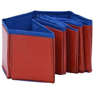 VidaXL Hondenzwembad inklapbaar 80x20 cm pvc rood