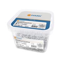 Ivana 56113 Spaanplaatschroeven platkop met snijpunt Torx T20 5,0x80mm - 500 stuks in emmer - thumbnail
