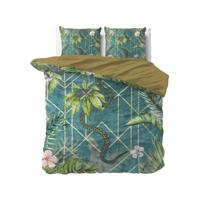 Sleeptime Indulge - Palm Wood Dekbedovertrek Katoen - Groen | OP=OP! - 240 x 220 - thumbnail