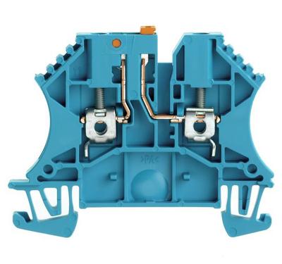 Weidmüller 8731640000 Testscheidingsserieklem Schroeven Blauw 100 stuk(s)