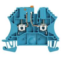 Weidmüller 8731640000 Testscheidingsserieklem Schroeven Blauw 100 stuk(s) - thumbnail