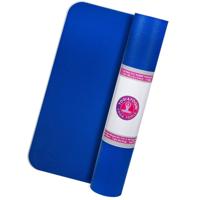 Yogi & Yogini Yogamat Rubber Blauw 4 mm - 185 x 60 cm - thumbnail