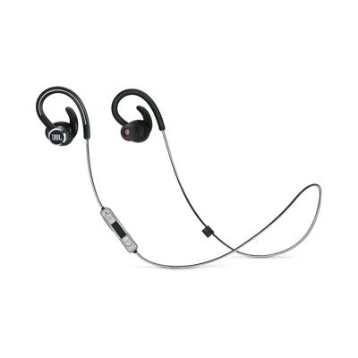 JBL Reflect Contour 2.0, Secure Fit, in-ear draadloze sporthoofdtelefoon met 3-knops microfoon/afstandsbediening - zwart