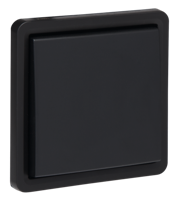 Niko Hydro niet-verlichtbare drukknop waterdicht zwart (Beldrukker/pulsdrukker) - thumbnail