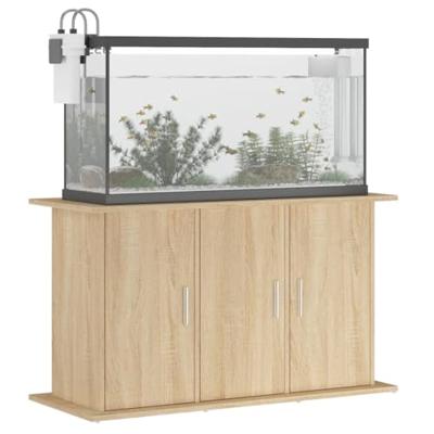 VidaXL Aquariumstandaard 101x41x58 cm bewerkt hout sonoma eikenkleurig - thumbnail