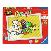 Ravensburger CreArt Schilderen op nummer Super Mario - thumbnail