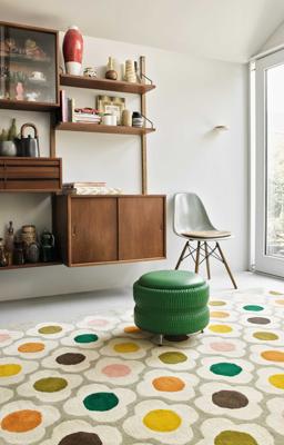 Orla Kiely - Spot Flower Multi 60404 - 120x180 cm Vloerkleed Orla Kiely - Spot Flower Multi 60404 - 120x180 cm Vloerkleed