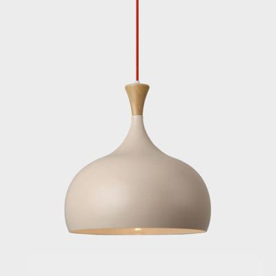 YWXLight Home verlichting decoratie eenvoudige rubber massief hout metaal restaurant kroonluchter (bruin)