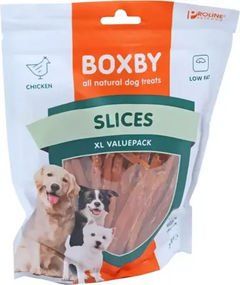 Proline Boxby hondensnack slices valuebag 360g Gebr. de Boon - Gebr de boon