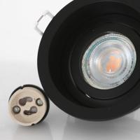 Steinhauer Zwarte inbouwspotPelite spot Ø 10cm - 3371ZW - thumbnail