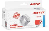 METO Prijslabels 30007361 Permanent hechtend Breedte etiket: 32 mm Hoogte etiket: 19 mm Rood 5000 stuk(s) - thumbnail