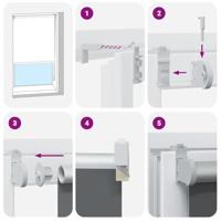 Rolgordijn verduisterend 165x175 cm stofbreedte 161,6 cm - thumbnail