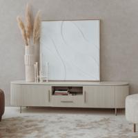 Tower Living TV-meubel 'Corbetta' Minerale cement finish, 185cm - thumbnail