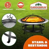 Vuurschaal Roestvrij Staal Ø75cm - thumbnail
