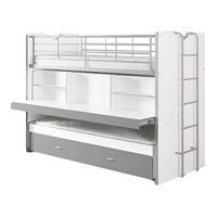 Vipack hoogslaper Bonny - zilverkleurig - 221,5x101,5x161 cm - thumbnail