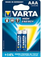 Varta Longlife Power AAA 2-pack Batterijen - thumbnail