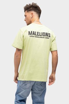 Malelions Worldwide Paint T-Shirt Heren Lichtgroen - Maat M - Kleur: Lichtgroen | Soccerfanshop