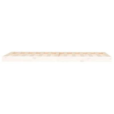 Bedframe massief grenenhout wit 75x190 cm Small Single Bedframe massief grenenhout wit 75x190 cm Small Single