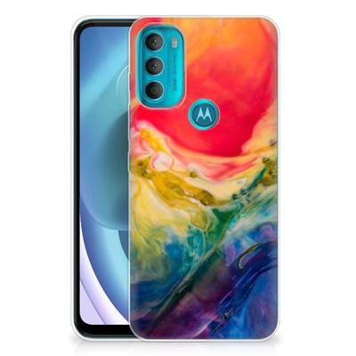 Smartphone hoesje Motorola Moto G71 5G Watercolor Dark