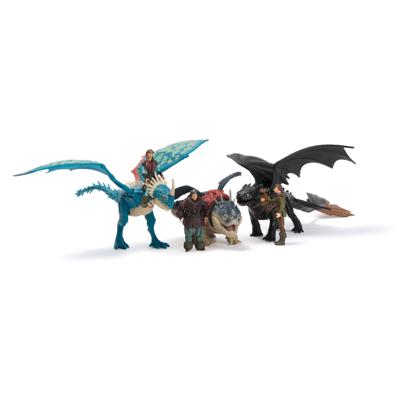 How to Train Your Dragon Toothless & Hiccup speelfigurenset - thumbnail