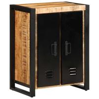 Dressoir 55x35x70 cm massief ruw mangohout - thumbnail