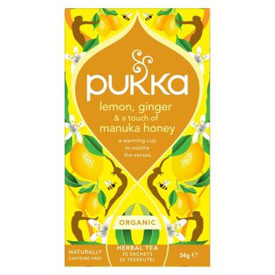Lemon, Ginger & a touch of Manuka Honey - 20 zakjes