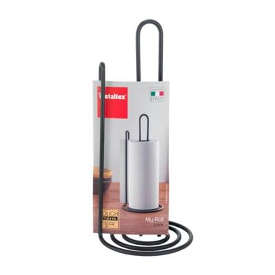 Metaltex Keukenrolhouder 15x32 cm Zwart